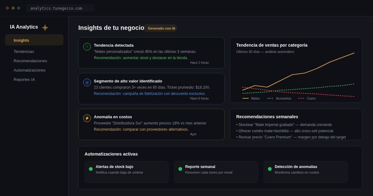 Soluciones con inteligencia artificial