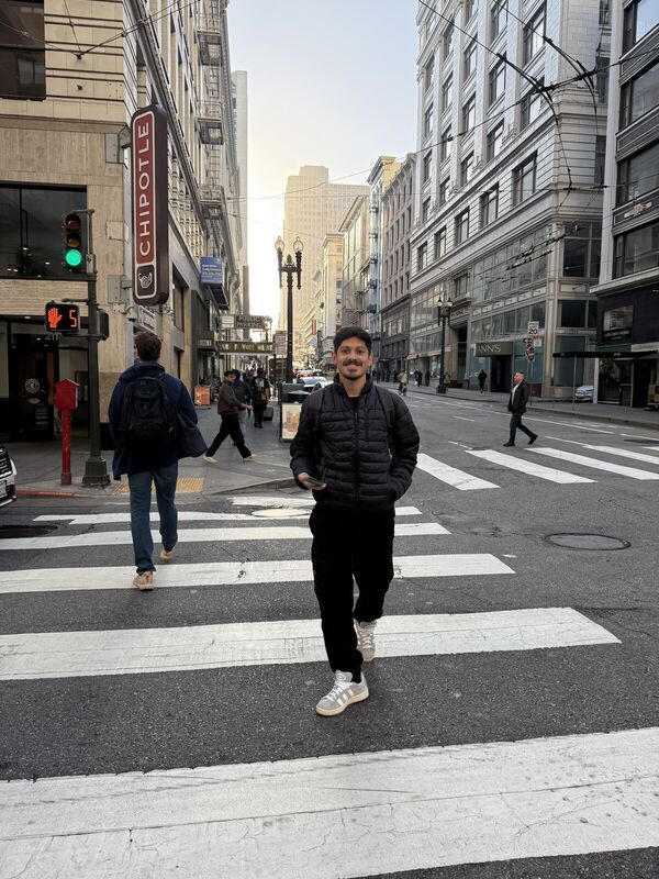 Imanol Corimayo in downtown San Francisco
